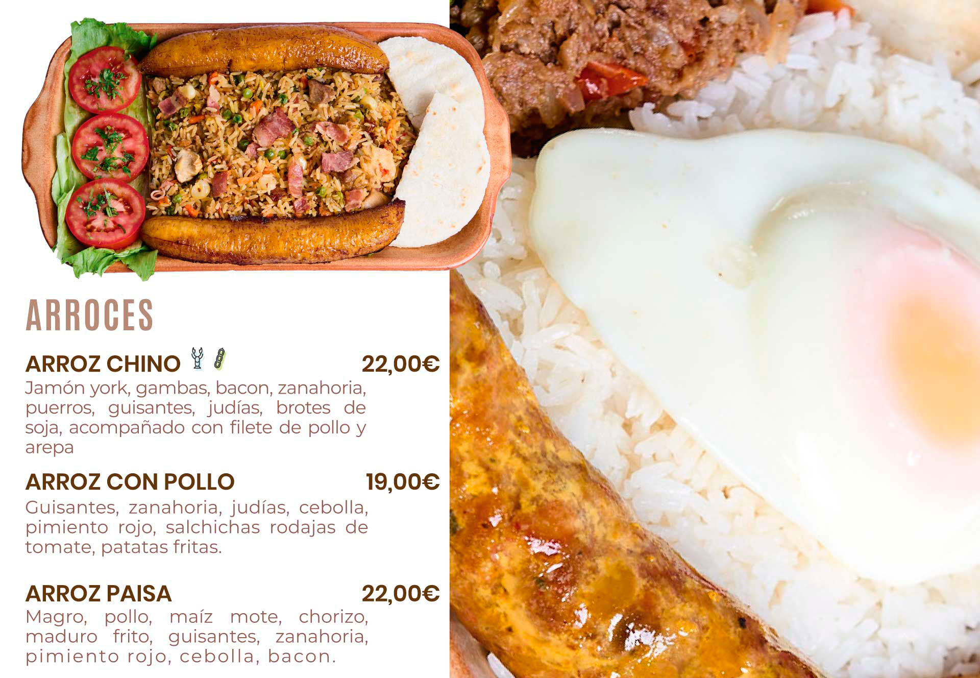 Menú Colombiapan parte 1
